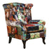 Harris Patchwork Wingback Armchair