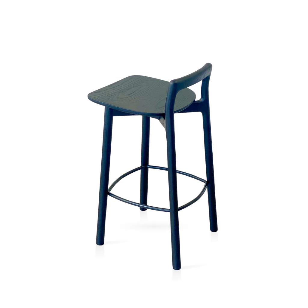 Riga Bar Chair - Black