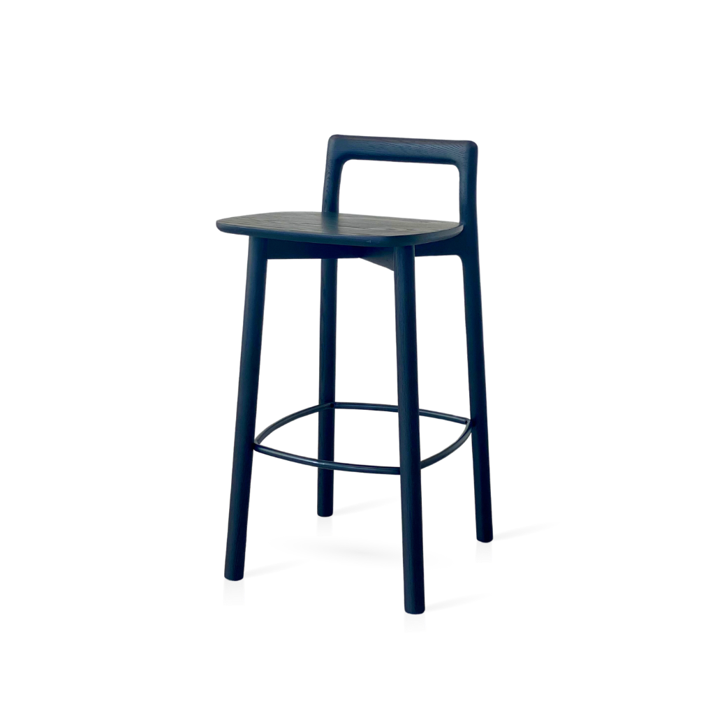 Riga Bar Chair - Black