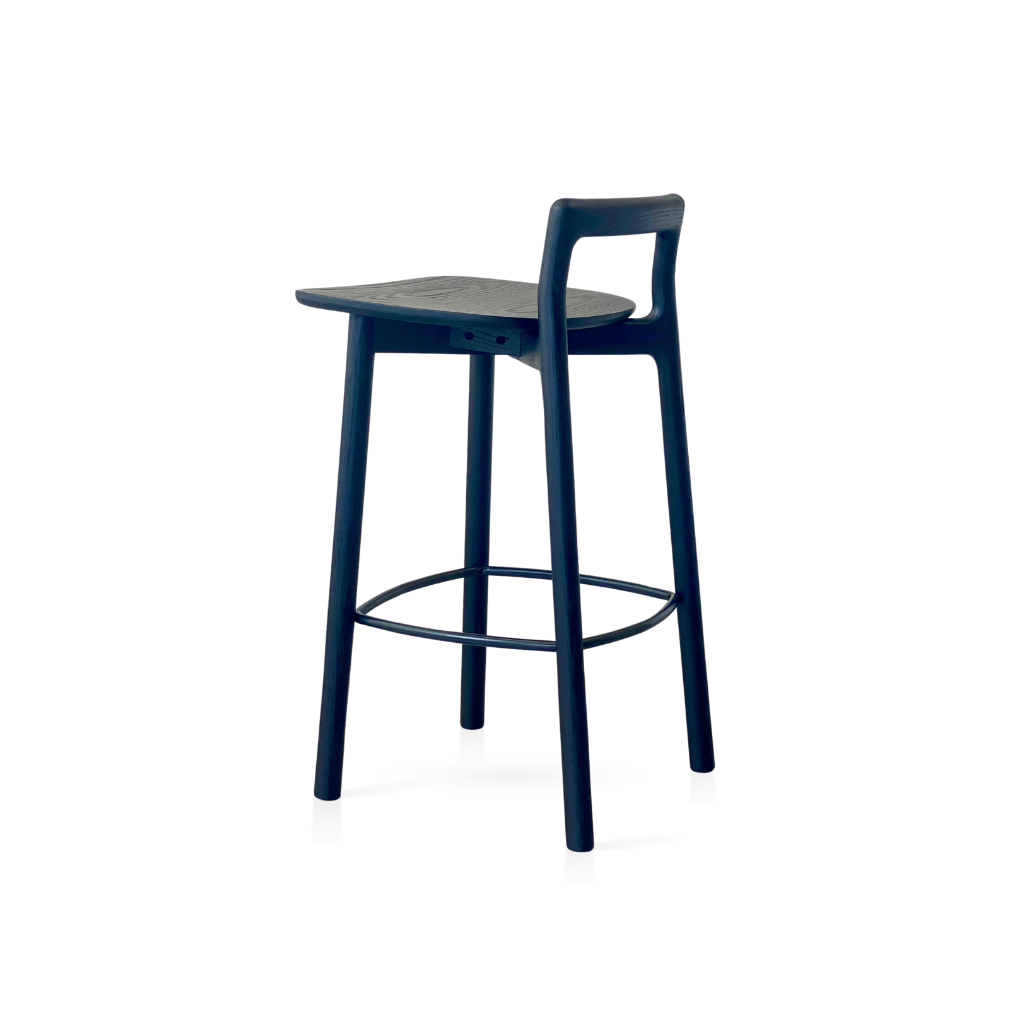 Riga Bar Chair - Black