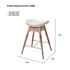 Kyiv Bar Stool - Modern Scandinavian style