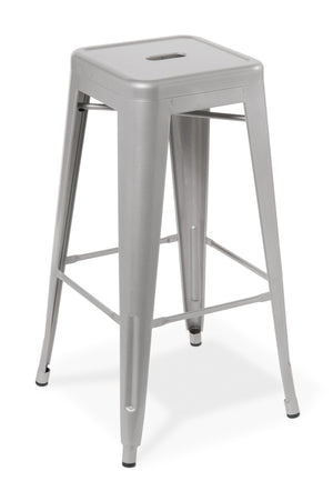 Industry Bar Stool - Silver