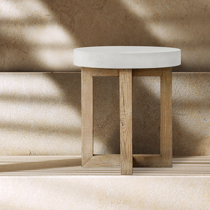 Concrete Quad Side Table