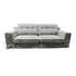 Lusso Slip Cover Sofa - Black Stripe