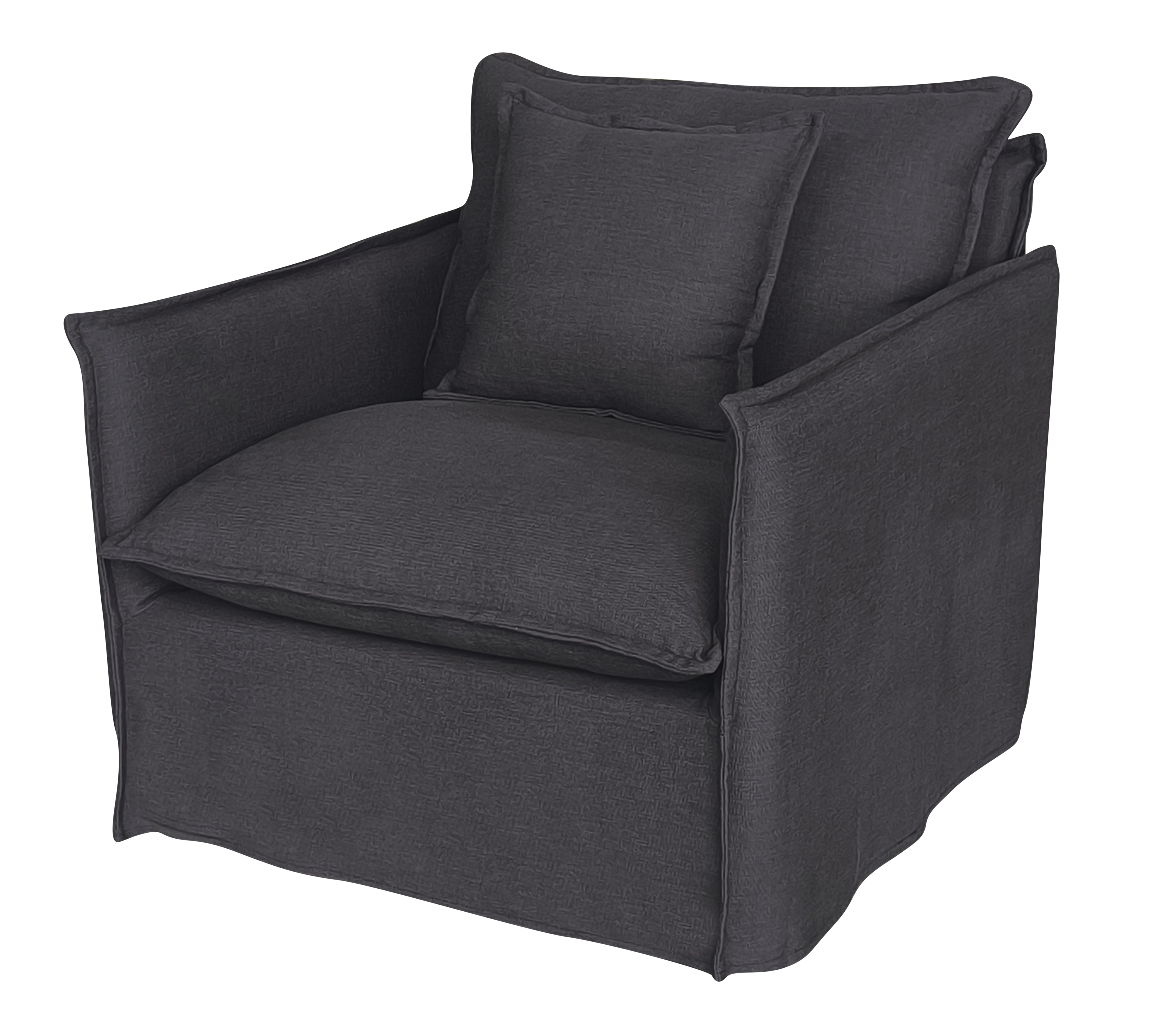 Chantilly Armchair - Charcoal