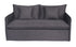 Chantilly 3 Seater Slipcover Sofa - Charcoal