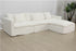 Carlton Slipcover Modular Sofa with Reversible Chaise - Cloud