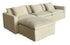 Carlton Slip Cover Modular Sofa with Reversible Chaise - Hemp