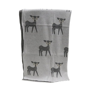 Cotton Bambi Throw 80x100cm