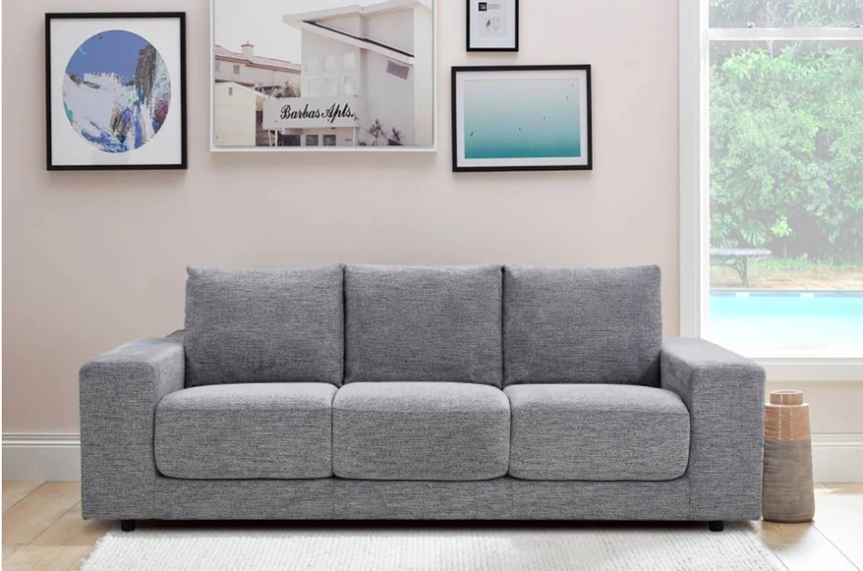 Kingston Plush Lounge Sofa - Fog