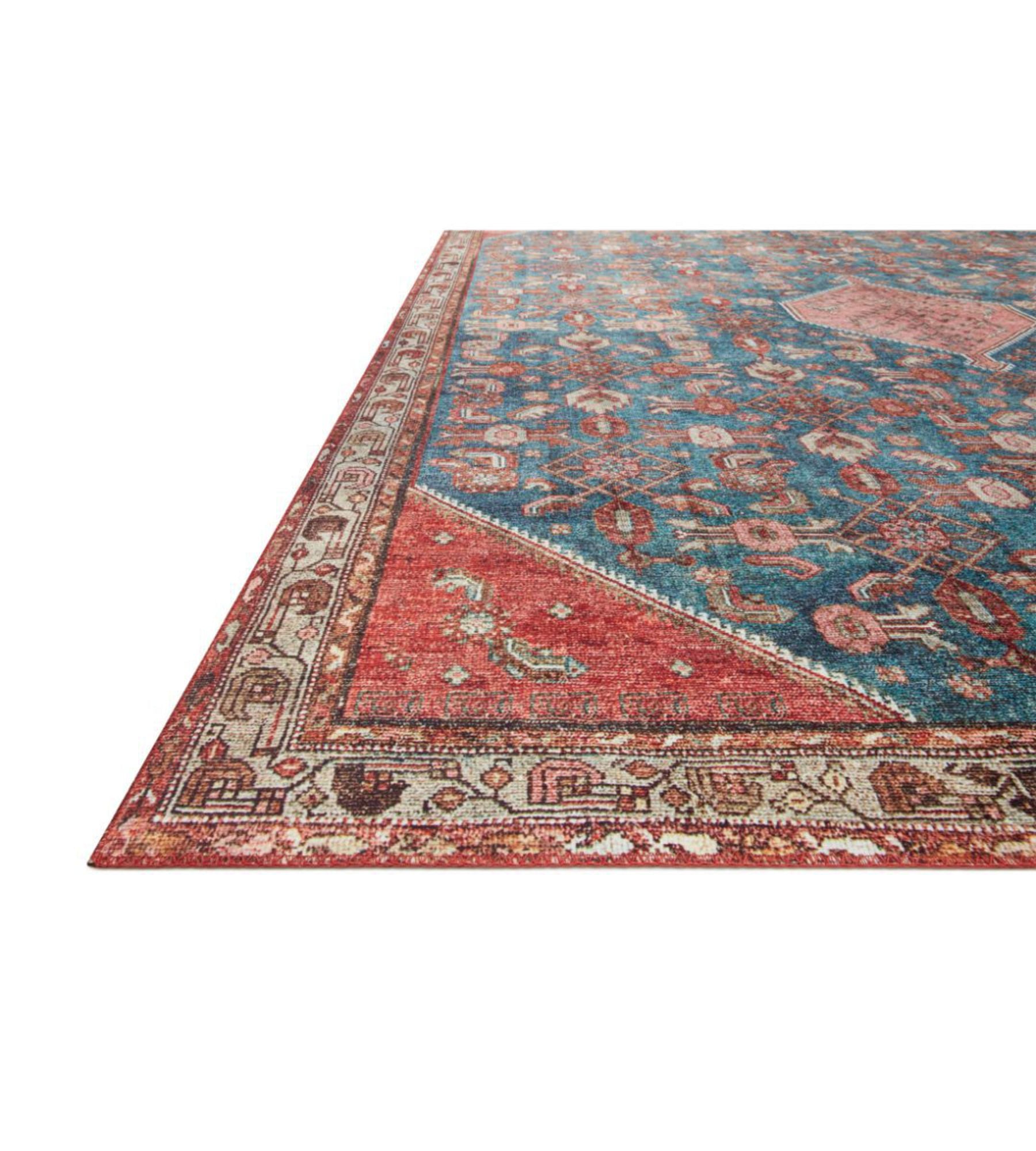 Layla Rug - Marine/Clay | 229x289