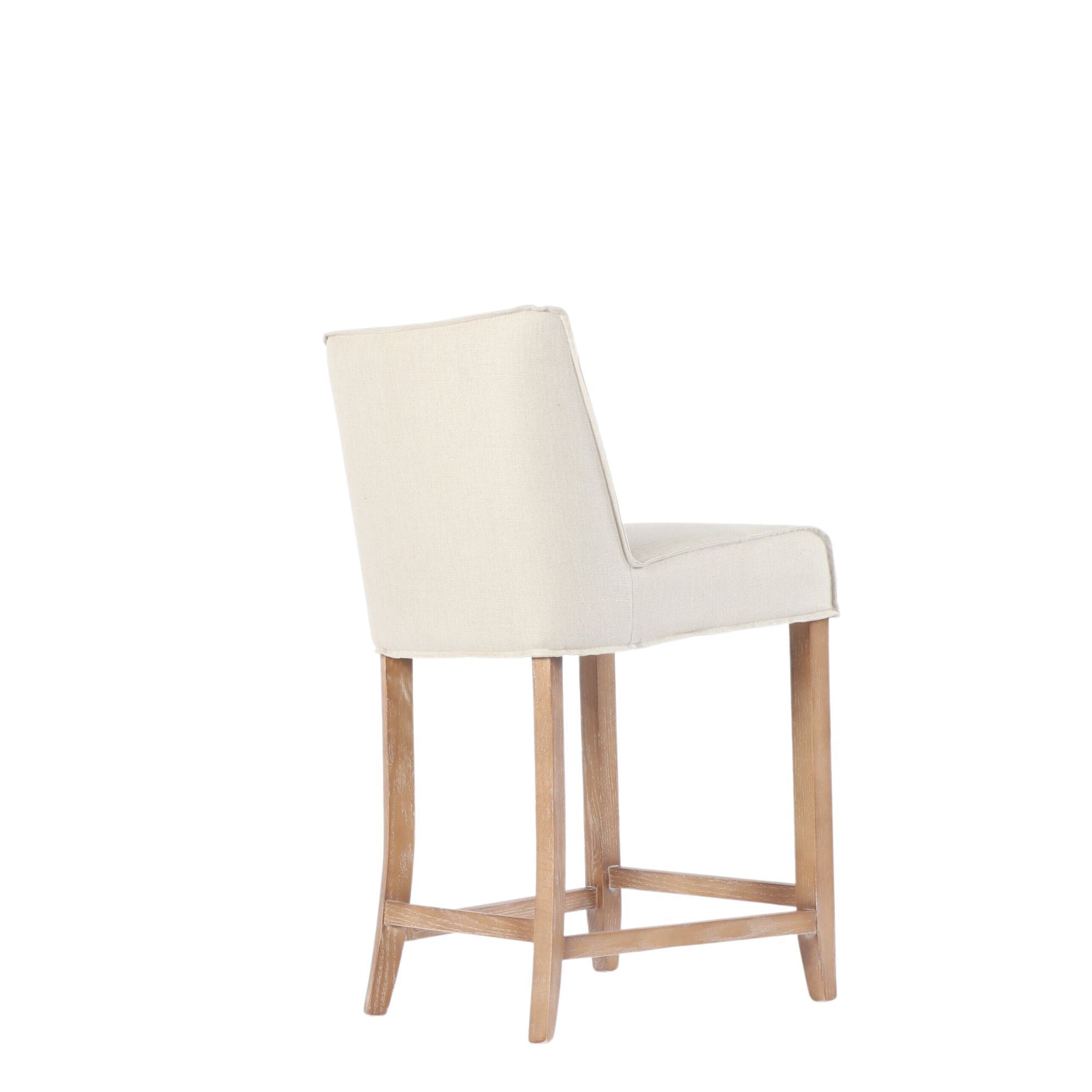 BIANCA COUNTER STOOL - FABRIC CREAM