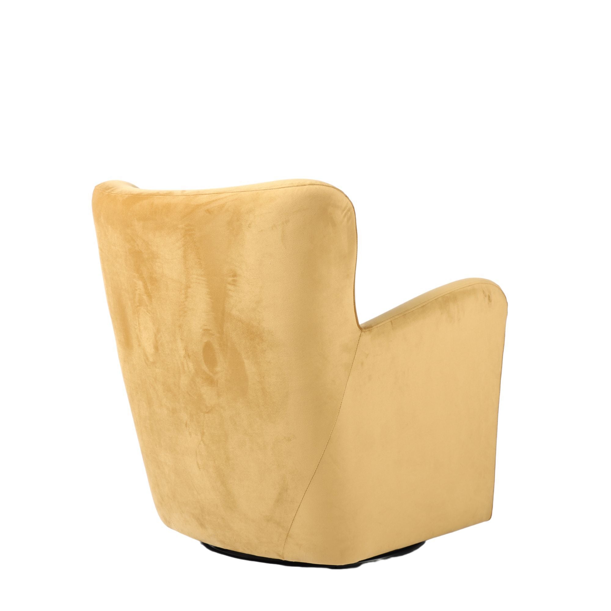 Sophia Swivel Armchair - Gold Velvet