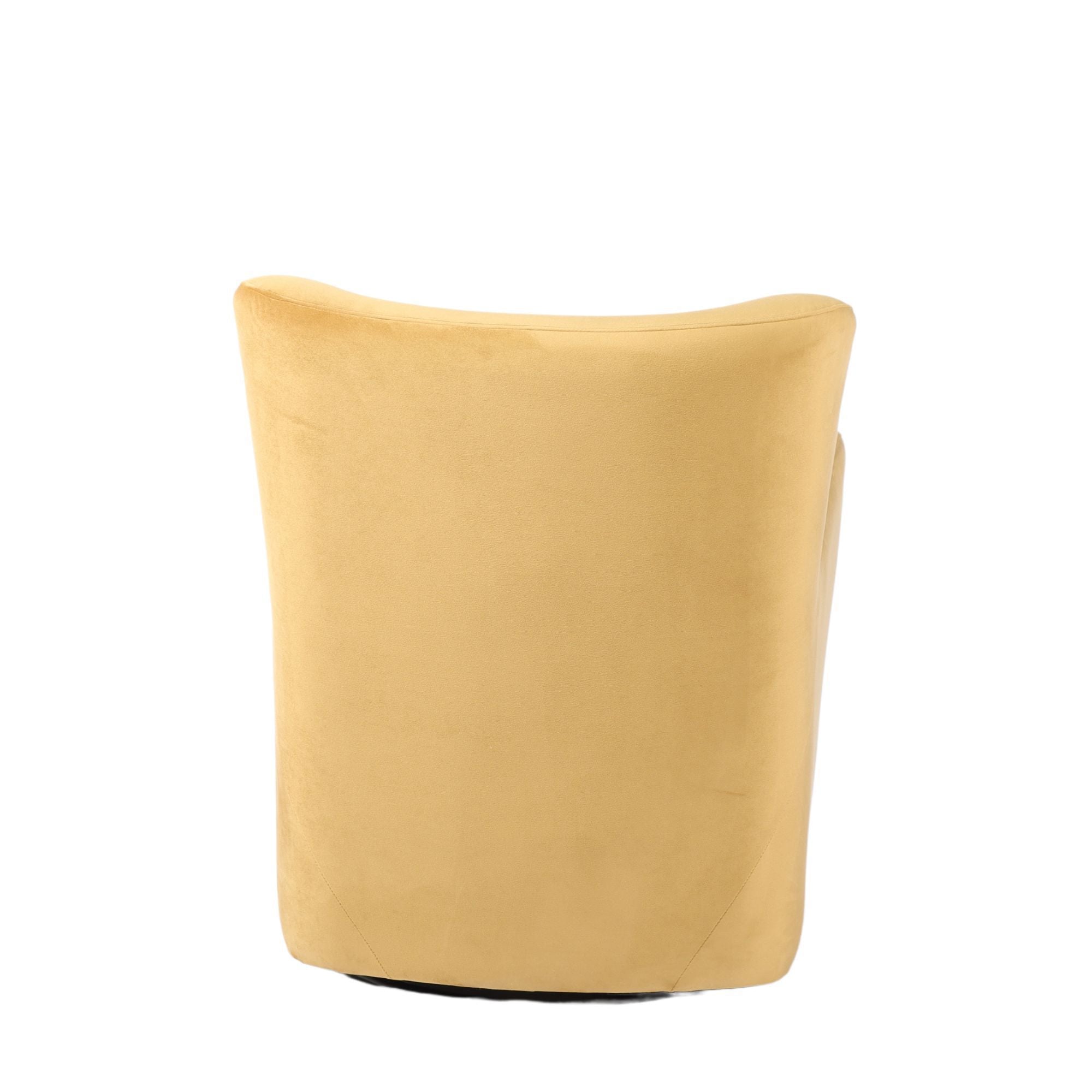 Sophia Swivel Armchair - Gold Velvet