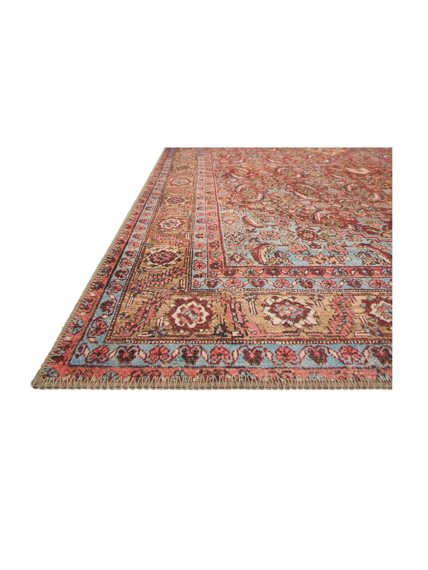 Loren Rug - Red/Multi | 107x167