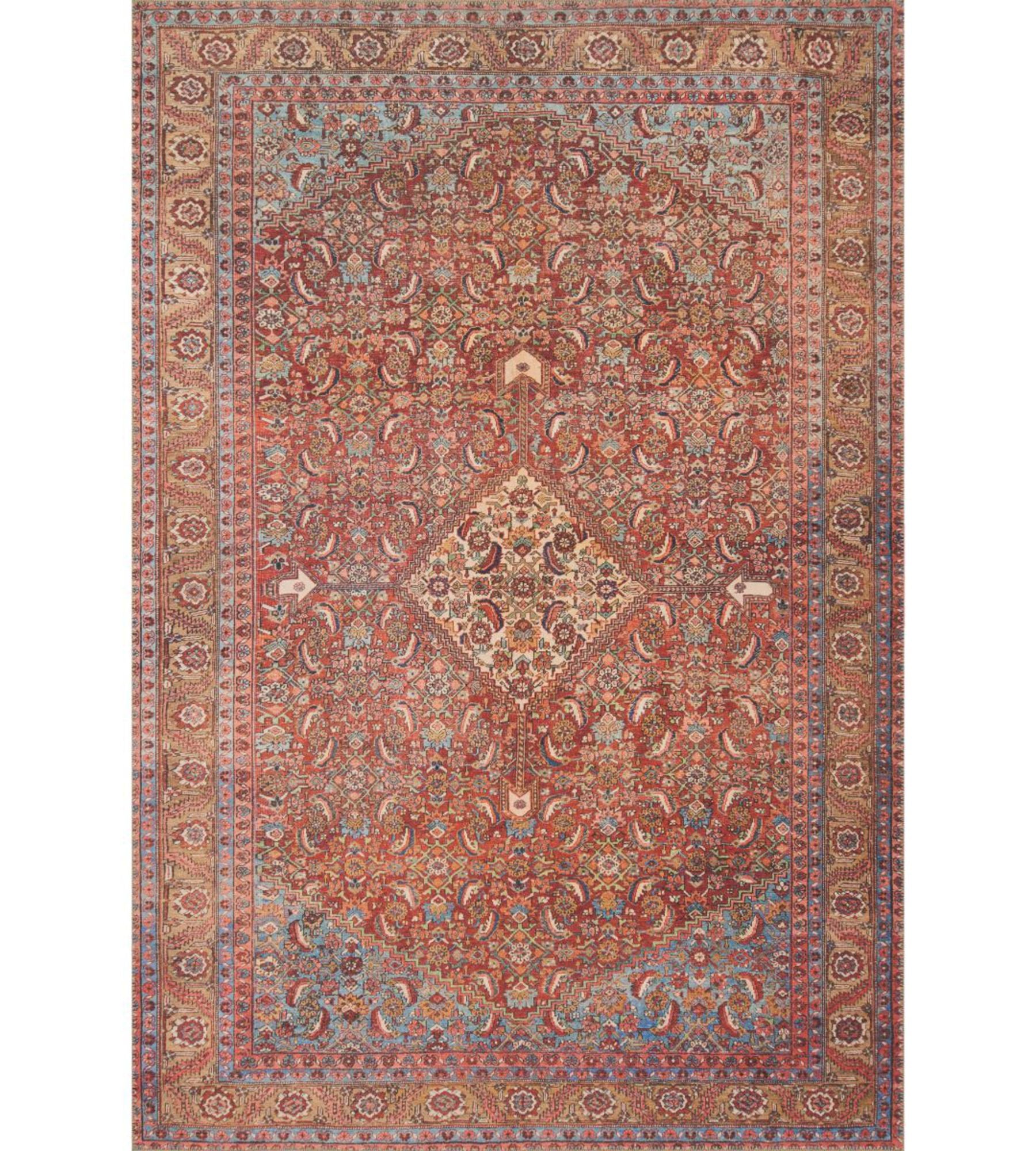 Loren Rug - Red/Multi | 107x167