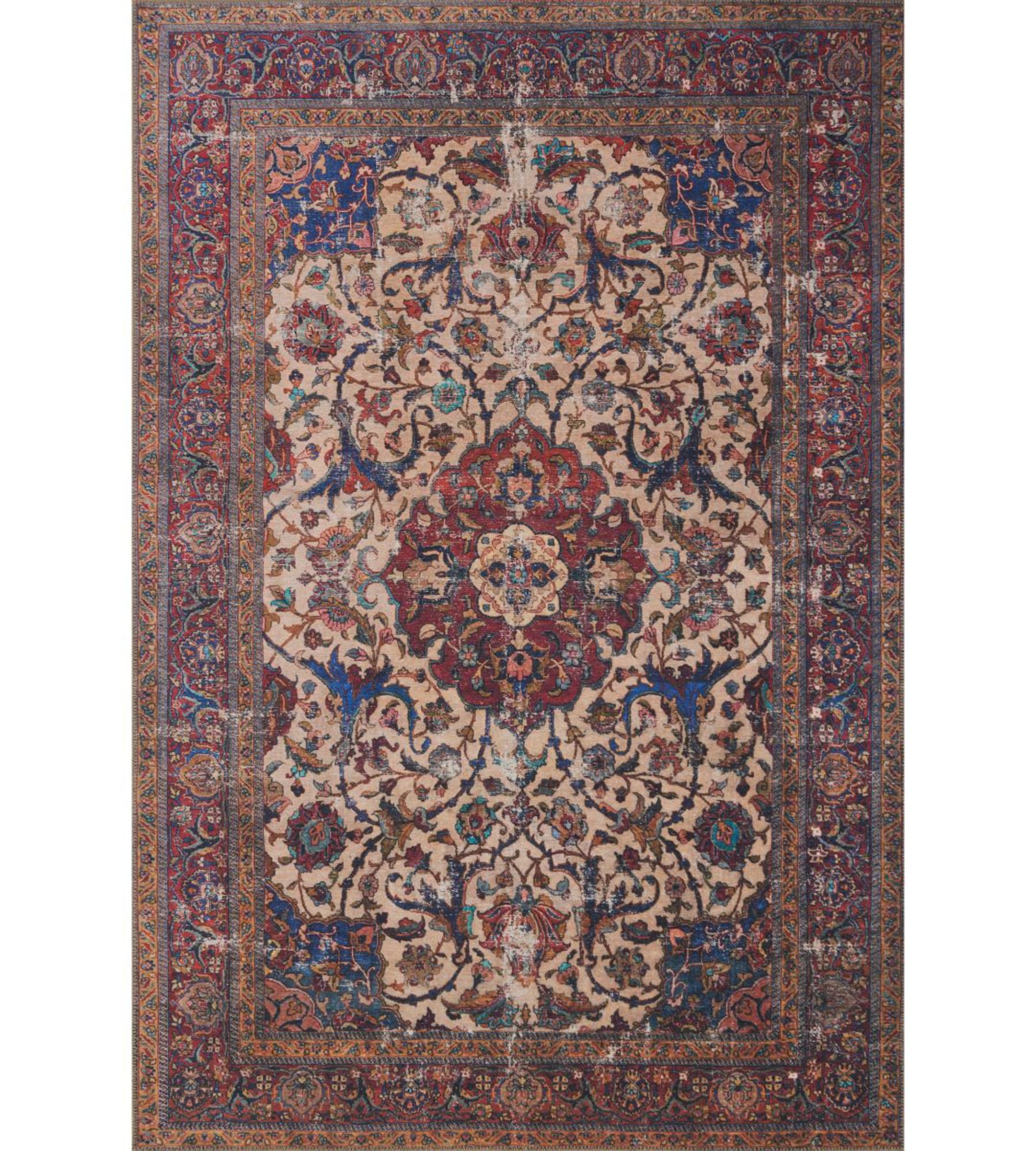 Loren Rug Sand/Multi | 107x167