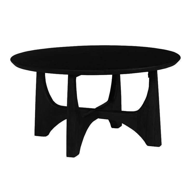 Ace Round Coffee Table - Black