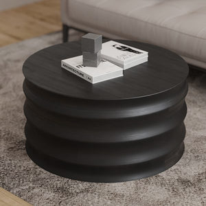 Wooden Drum Coffee Table