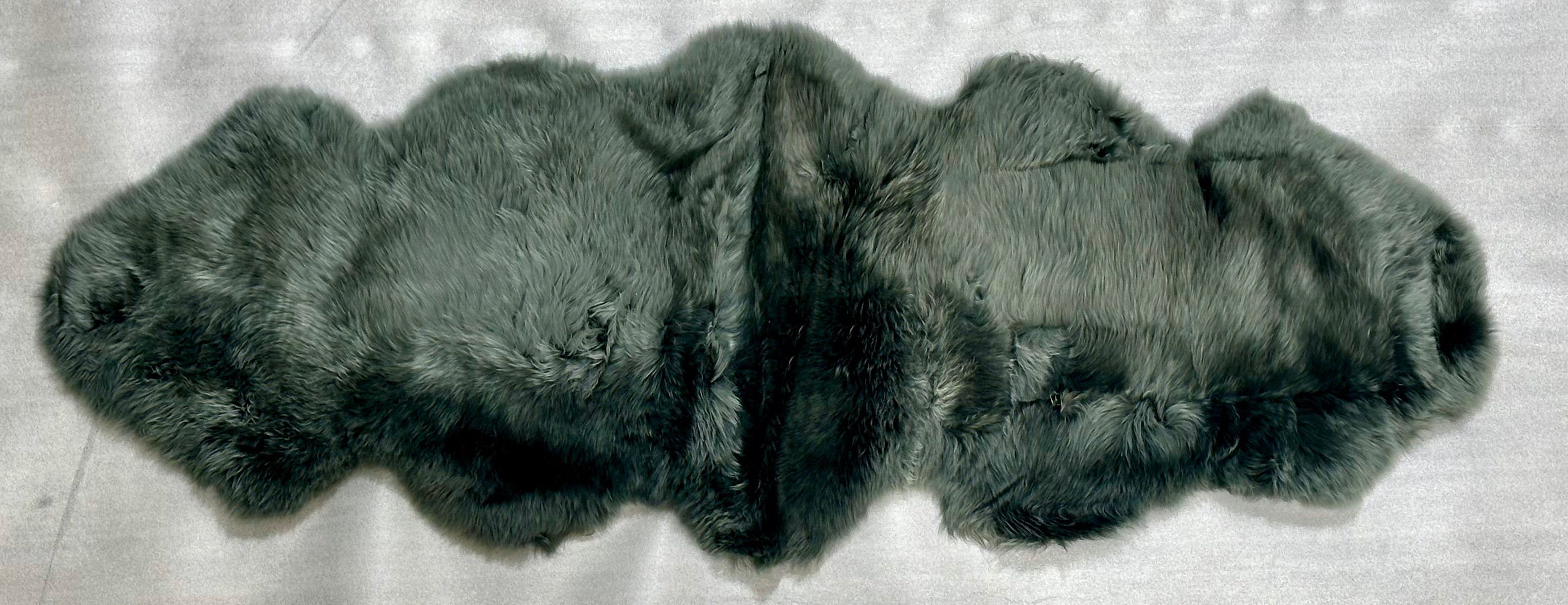 Kaikoura Long Wool Double NZ Sheepskin - Thyme