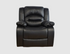 Lara 3RR + R Recliner Black