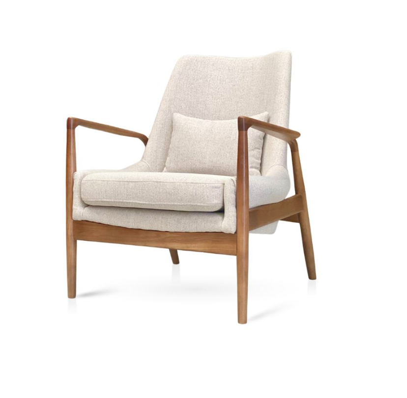 Ib Kofod-Larsen Seal Lounge Chair - Linen