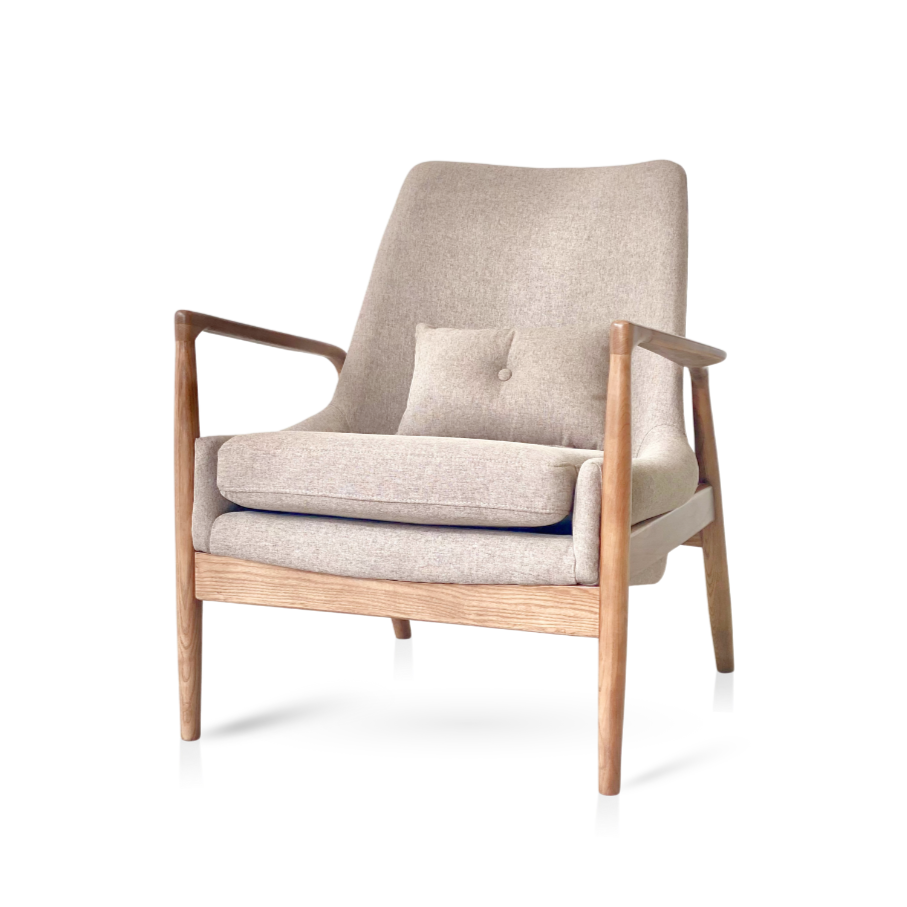 Ib Kofod-Larsen Seal Lounge Chair - Taupe