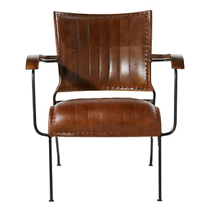 Tobago Mid Century Leather Armchair