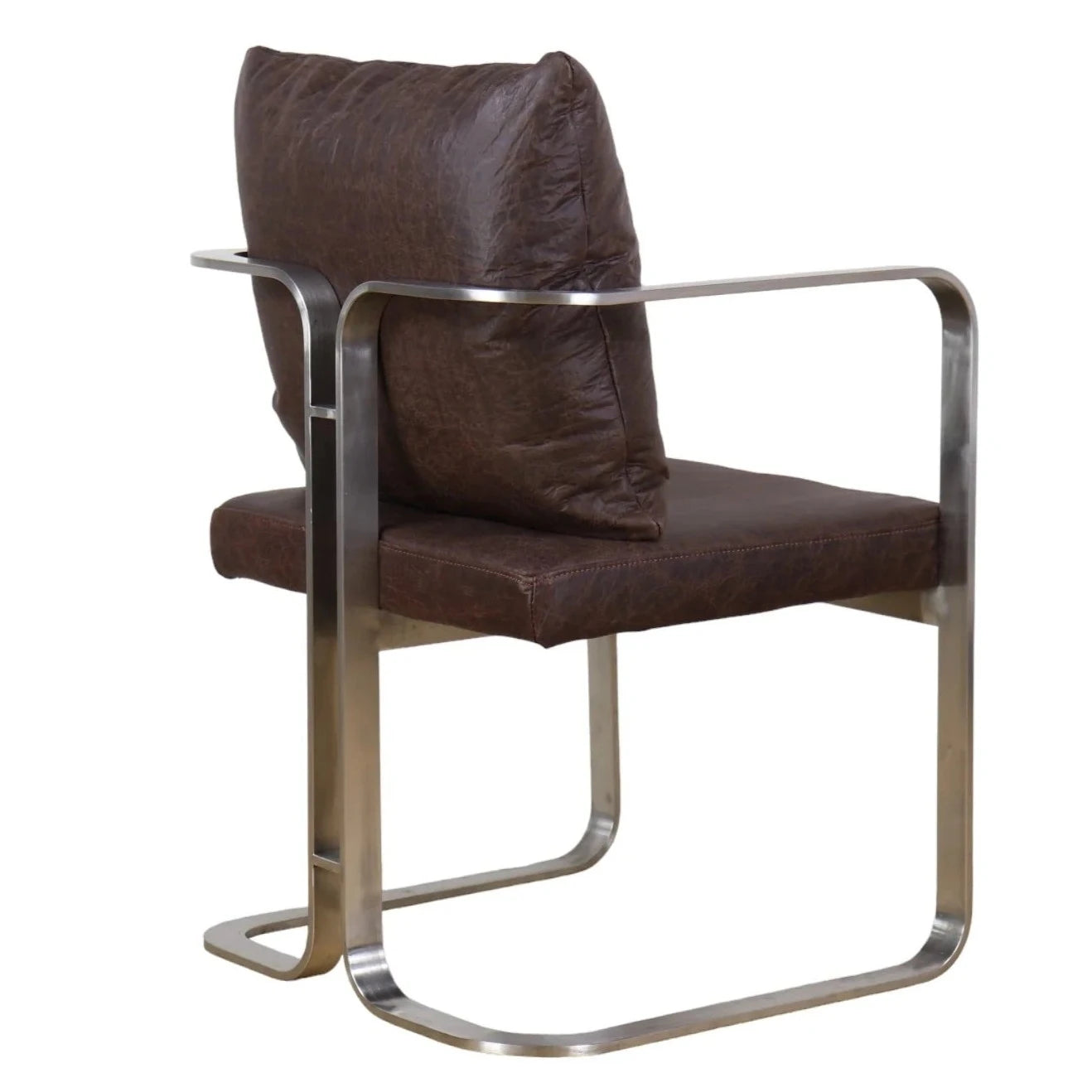 Beaubourg Leather Armchair - Vintage Brown