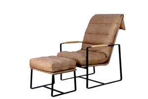 Rasche Lounge Chair with Ottoman