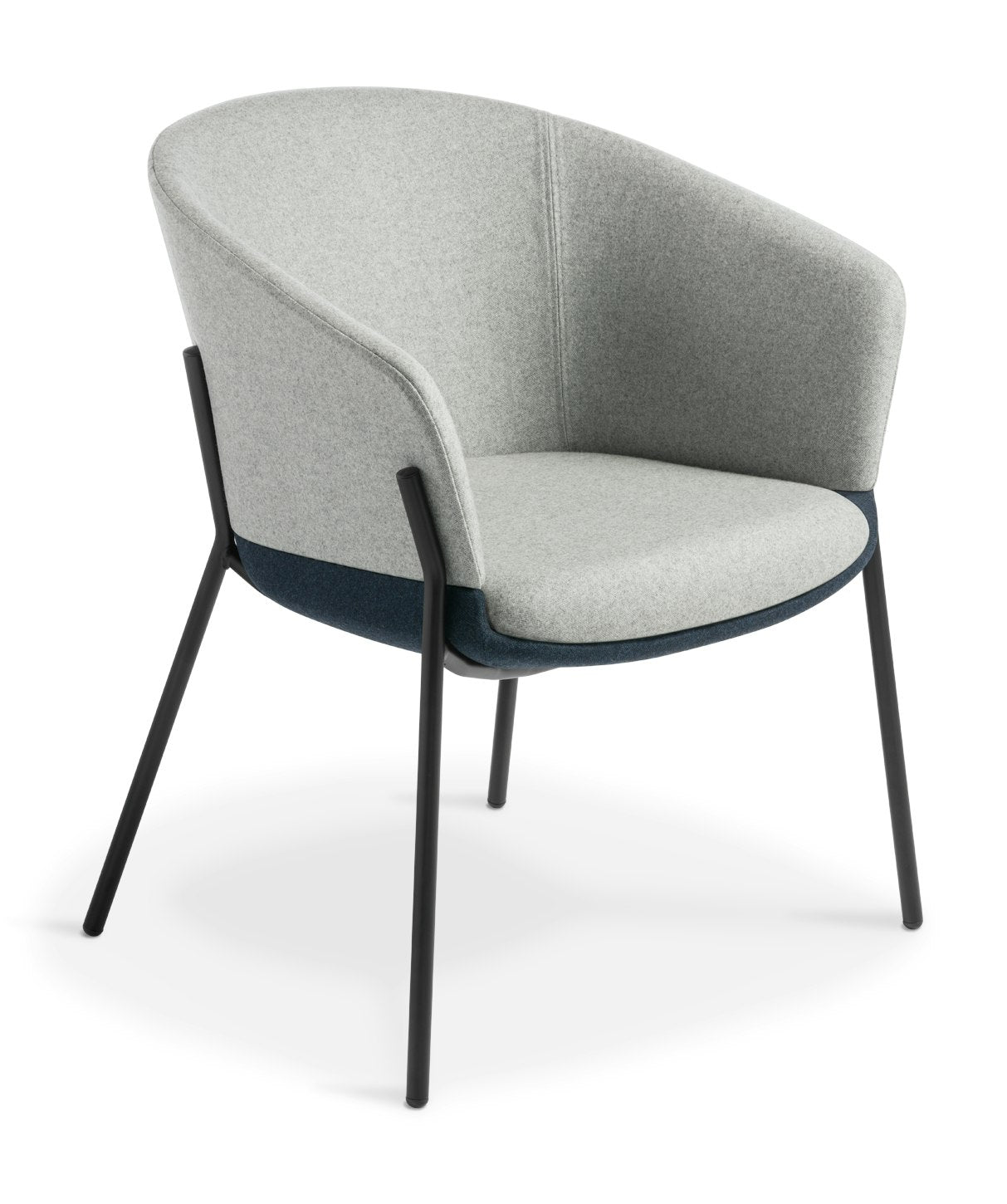 Lilah Armchair - Marl Midnight