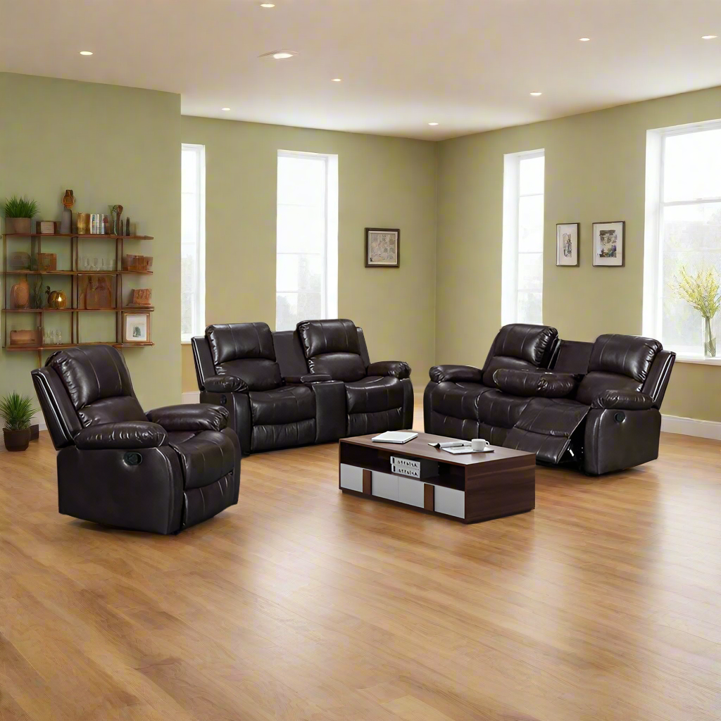 Peterson Manual Recliner Lounge Suite - 3+2+1