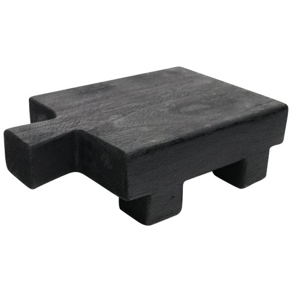 Wood Rectanglular Mini Pedestal