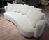 Oberoy Curved Boucle 3 Seat Sofa