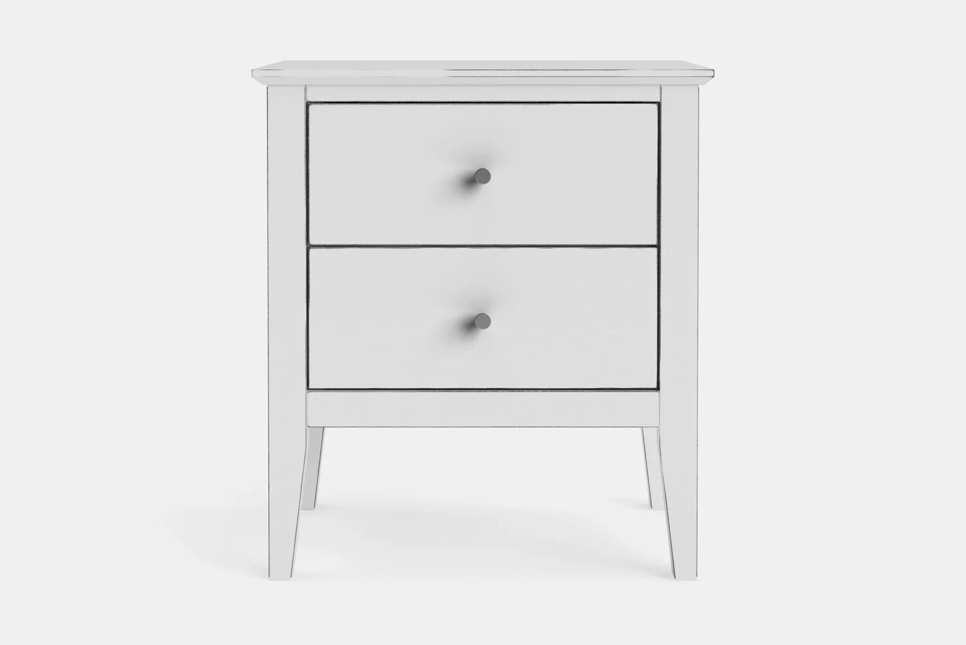 Mabel 2 Drawer Bedside Table