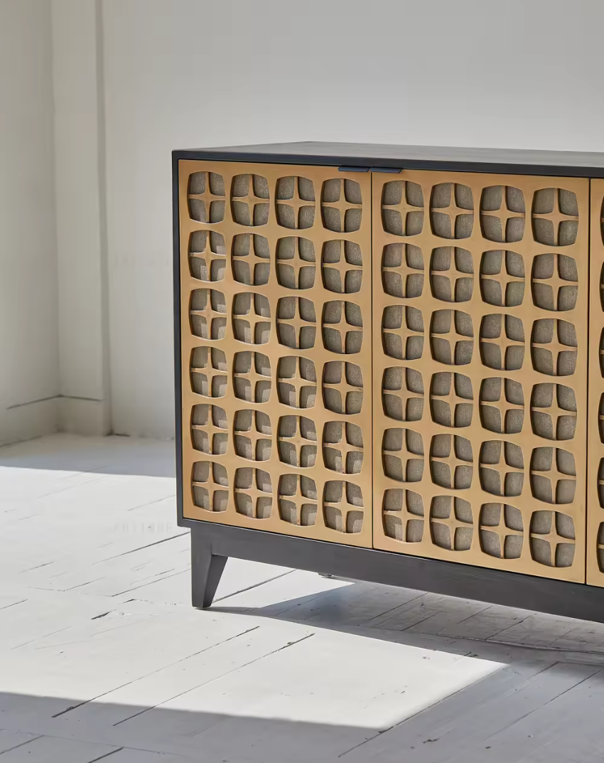 Madrid Sideboard with Gold Plated Doors