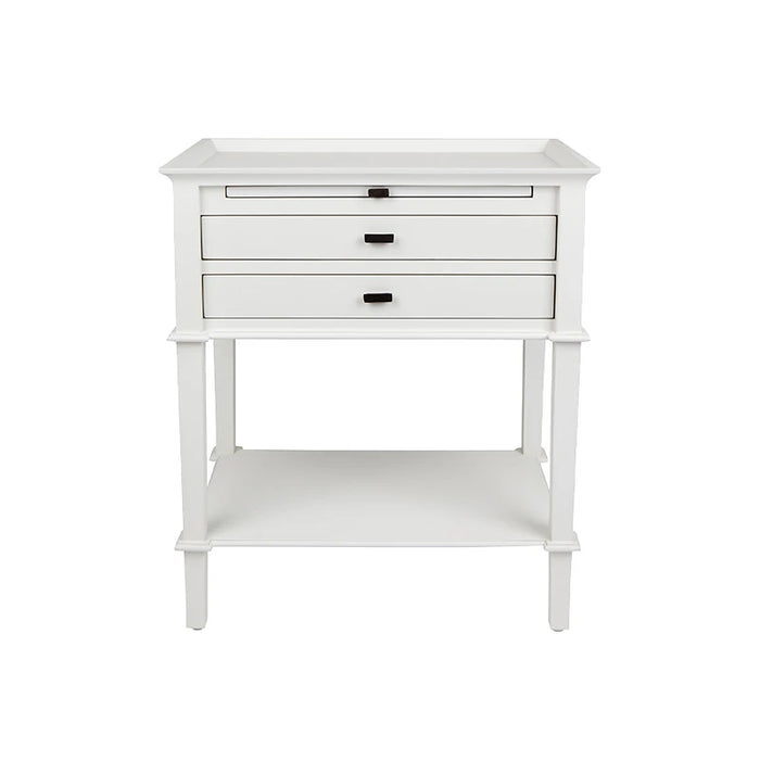 Island Life Bedside Table - White