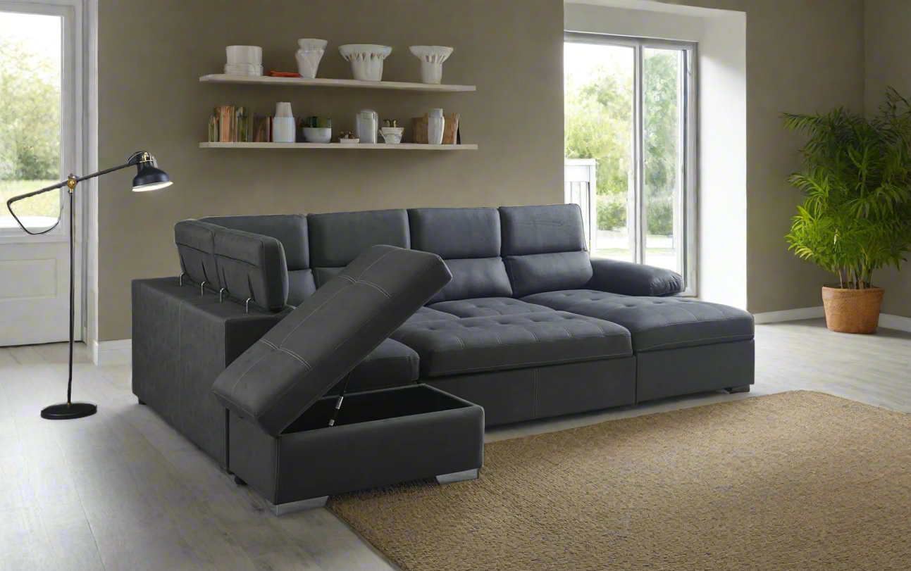 Maple Lounge Suite Sofabed with Storage & Ottoman