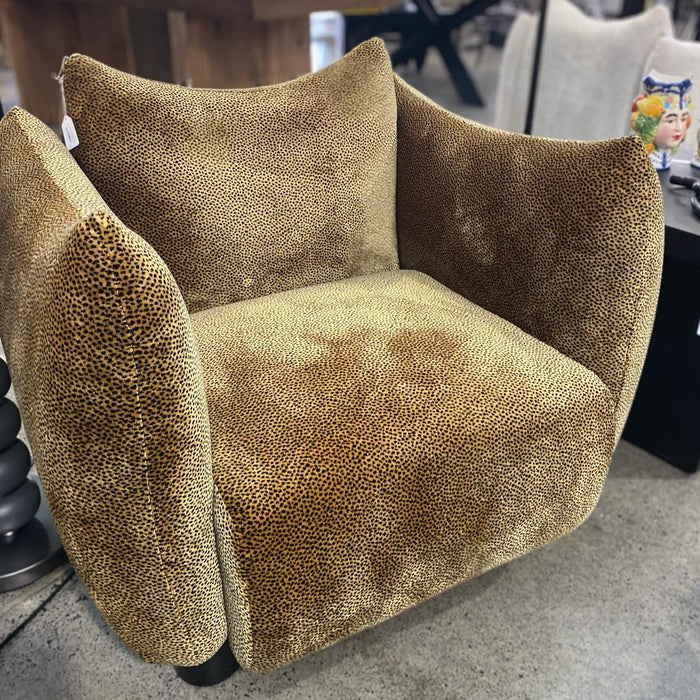 Maui Armchair - Leopard Print