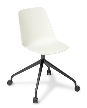 Max 4-Star Swivel Chair - White