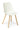 Max Timber Legs Chair - White