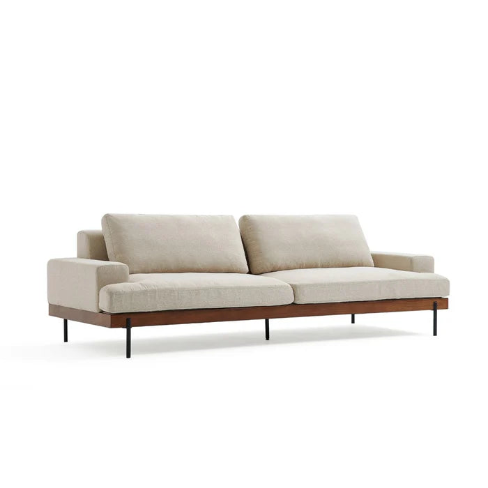 Soho 3 Seater Feather Foam Sofa - Natural