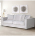 Muse 3 Seater Sofa - Light Grey Velvet