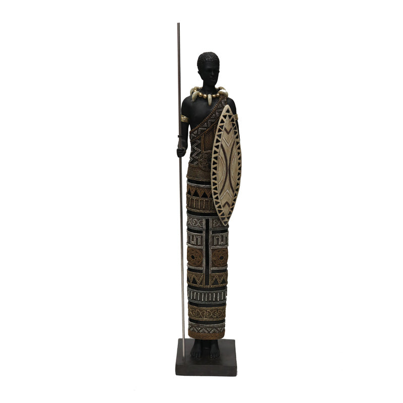 African Male Figure 57cm - Statue