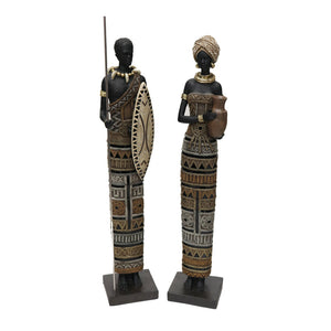 African Male Figure 57cm - Statue