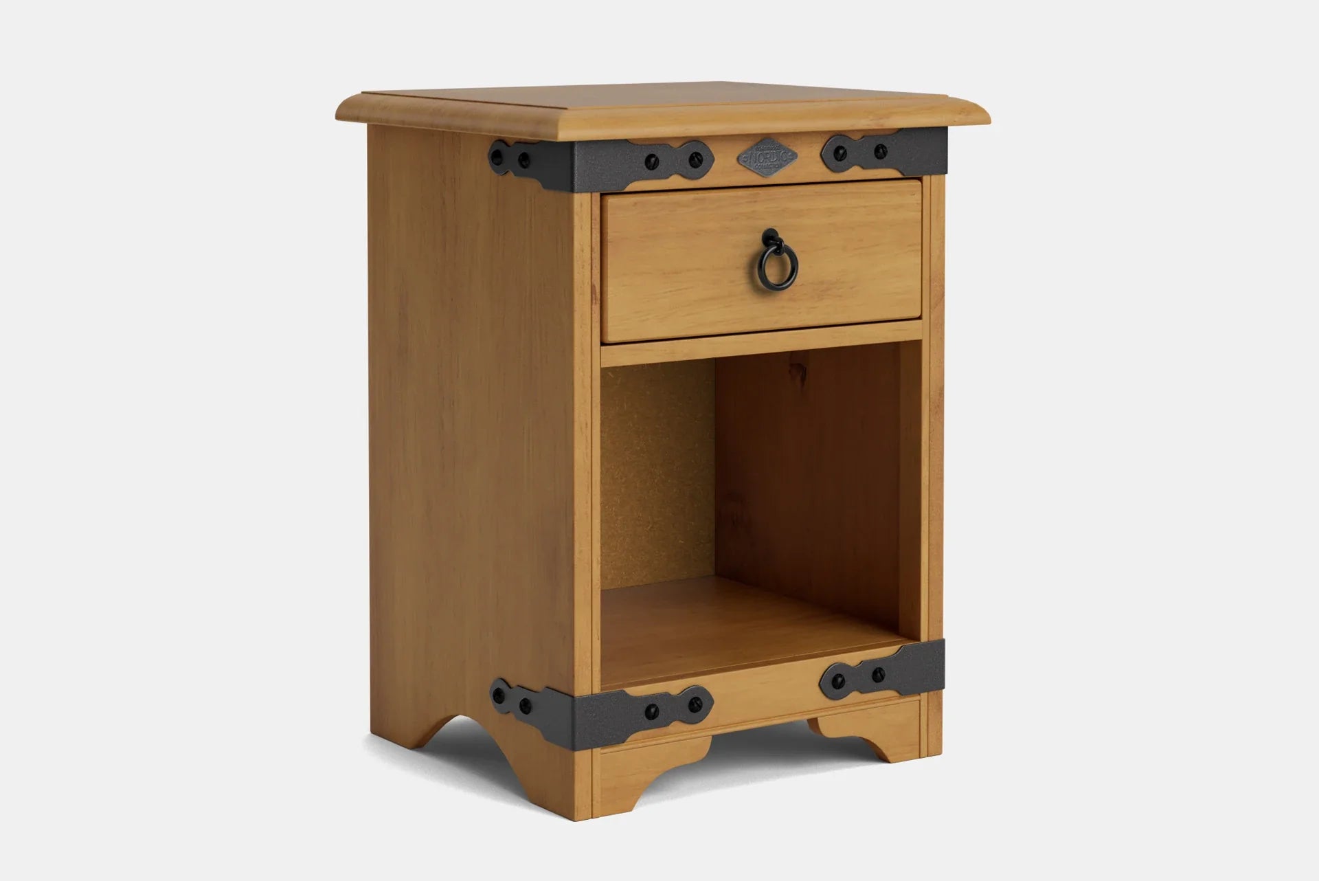 Nordic 1 Drawer Bedside Table