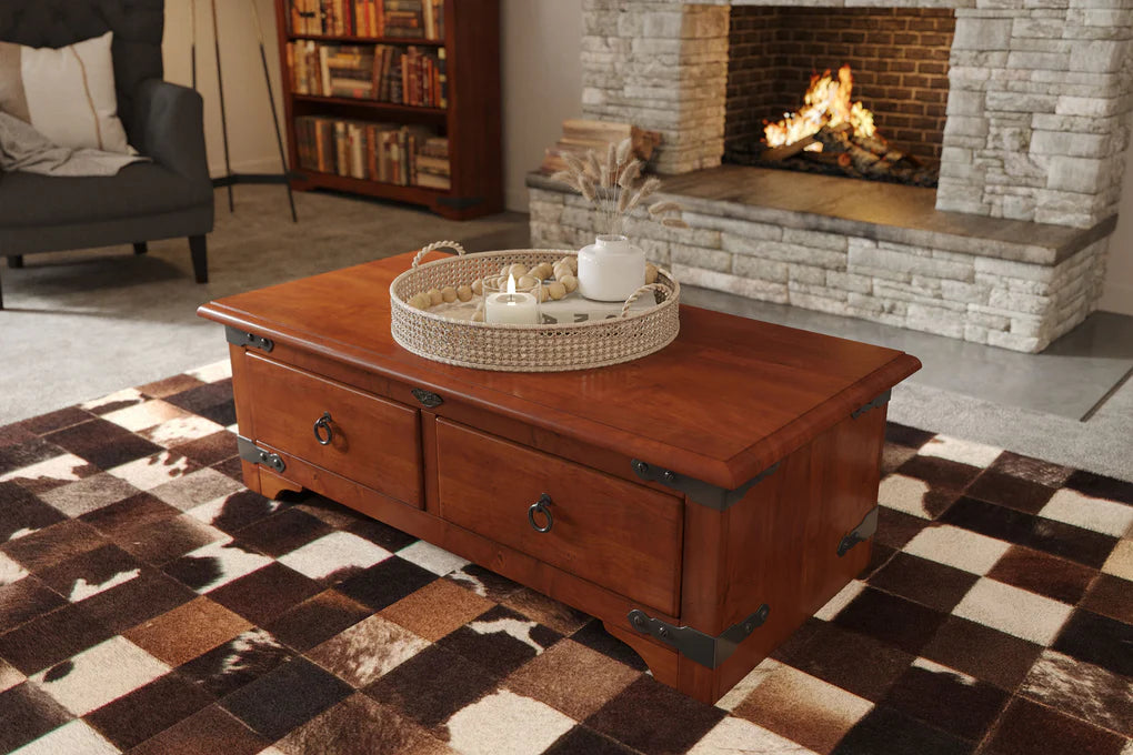 Nordic 2 Drawer Coffee Table