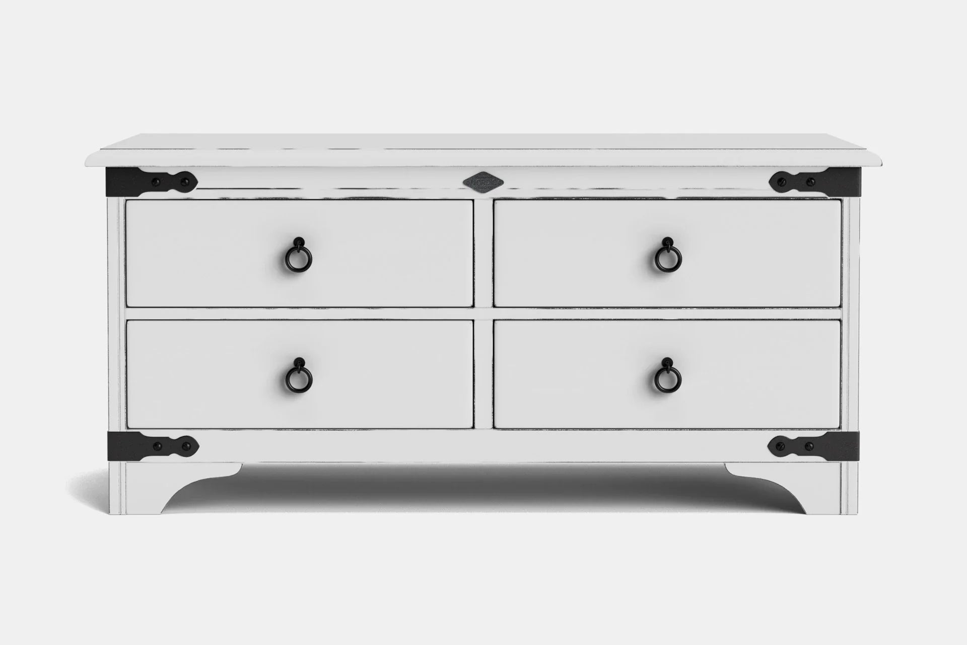 Nordic 4 Drawer Window Chest