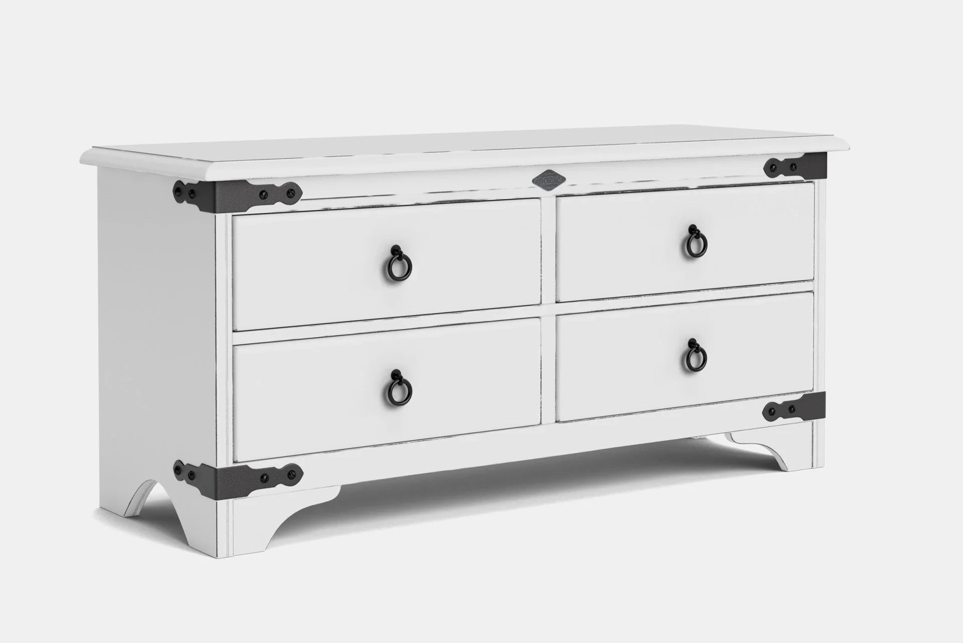 Nordic 4 Drawer Window Chest