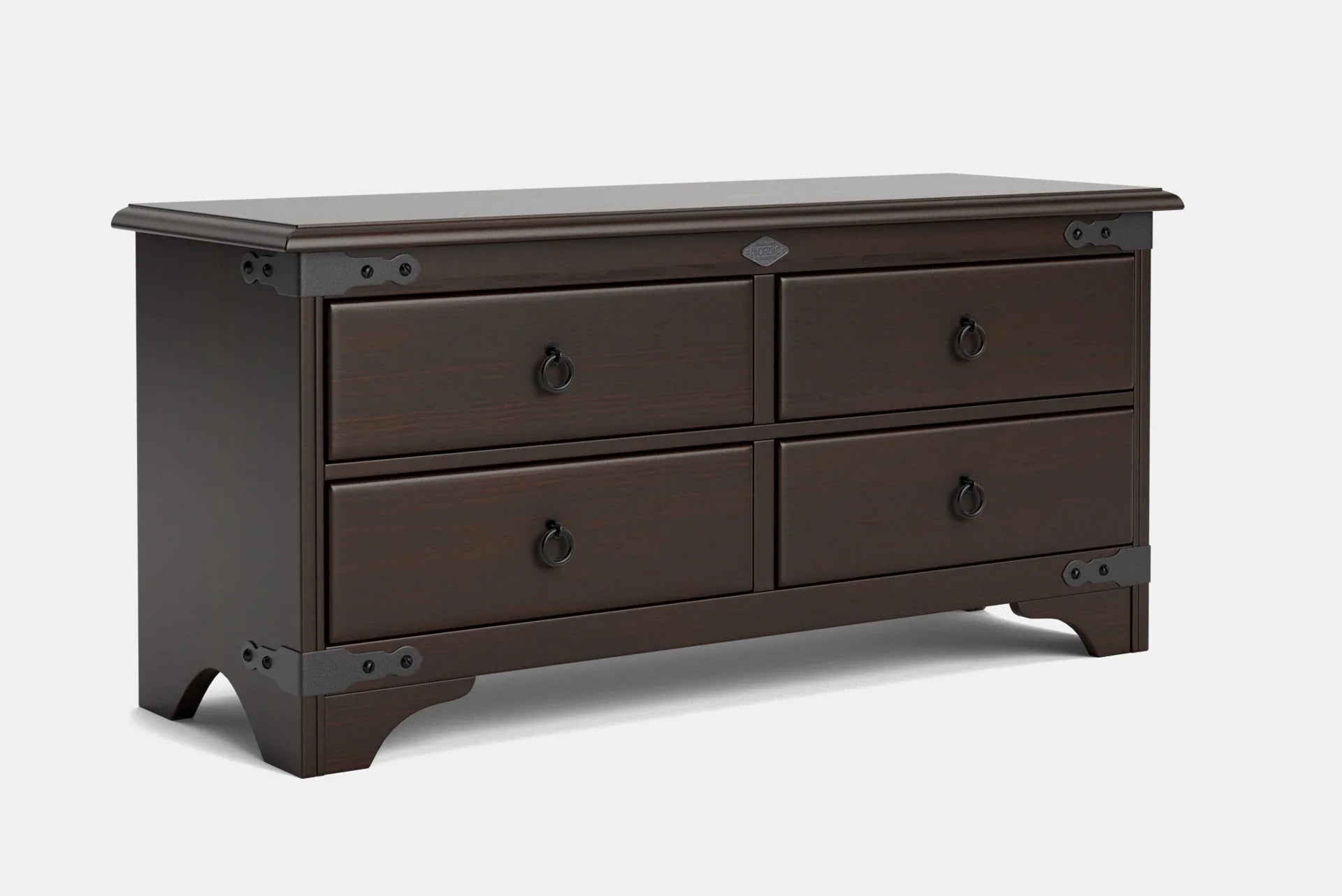 Nordic 4 Drawer Window Chest